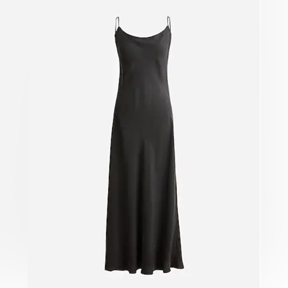 New JCrew Gwyneth cupro-blend slip dress